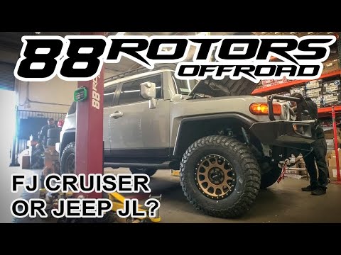 Toyota FJ Cruiser Kings Lift on 35's & Jeep JL Rubicon Mopar Lift on 37's