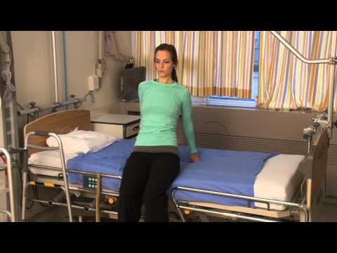 How to get out of bed after knee replacement surgery