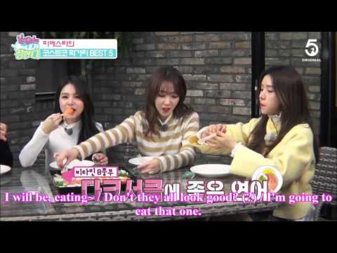 Fiestar: The Rank Is Up To Me Cut - "Eating Sushi" [ENG SUB]