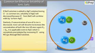 Common Ion Effect on Solubility of Ionic Salts | Equilibrium | Chemistry | Class 11th | iPrep