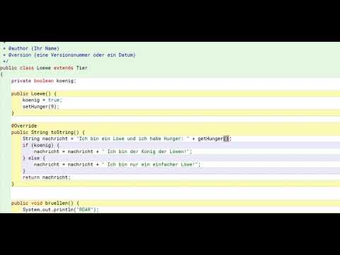 Vererbung in Java: Attribute und protected