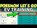 EV TRAINING IN POKEMON LET'S GO PIKACHU! (Pokemon Let's Go Gameplay Demo) EV TRAINING IN POKEMON LET'S GO PIKACHU! (Pokemon Let's Go Gameplay Demo)
