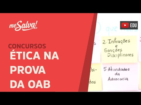 Me Salva! OABE03 - Ética na Prova da OAB: prova e temas que mais caem