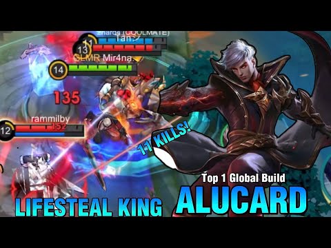 ALUCARD RAMPAGE! 11 GODLIKE Kills – Unstoppable Lifesteal Monster! ⚔️🔥