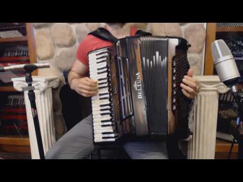 BELTLEAIV120BK - Spalted Wood Beltuna Leader IV Piano Accordion LMMH 41 120 $10999