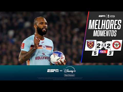 Gols e lances de West Ham x Brentford