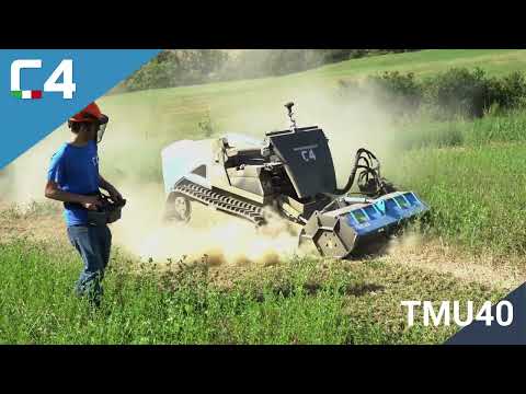 TMU40 con TRINCIATRICE TRL135 - C4 MECCANICA