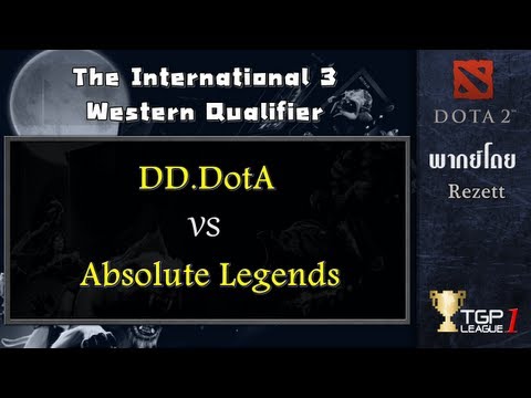 DD.DotA vs Absolute Legends - Game 1 : DOTA 2 The International 3 Western Qualifier