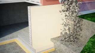 Утепление фундамента пенополистиролом