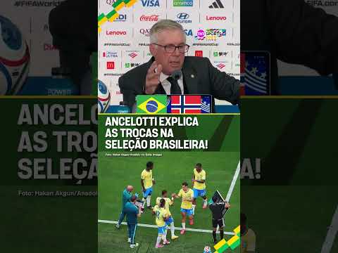 O QUE O ANCELOTTI QUERIA COM AS SUBSTITUIÇÕES NA SELEÇÃO BRASILEIRA? #shorts