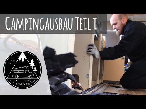 Campingausbau Teil 1 | Wiggo bekommt sein Küchenmodul zurück! Boden einkleben
