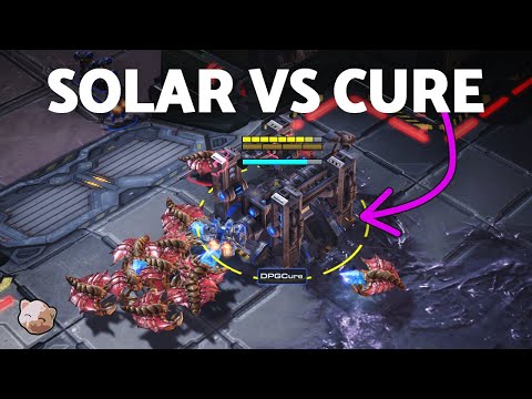 StarCraft 2 - SOLAR (Zerg) vs CURE'S (Terran) Cheesy Proxy Strats! (Bo5)