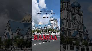 Samoa, Queen Anne’s First Visit 🌺 #cunard #queenanne #cruiseship #cruise #Apia #worldcruise