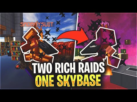 MAKING TWO RICH FACTIONS RAIDABLE IN THE SAME SKYBASE (TRASHTALKERS) | Minecraft HCF