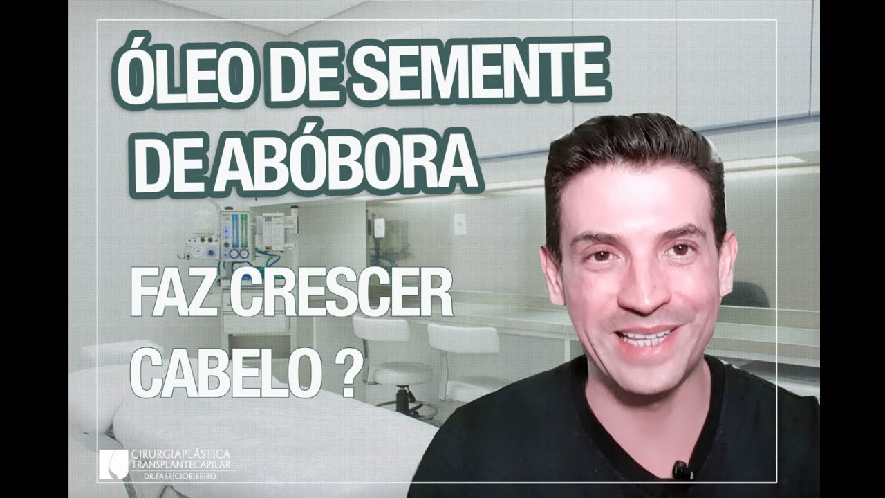 ÓLEO DE SEMENTE DE ABÓBORA , FAZ CRESCER CABELO 