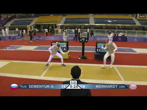 Doha 2021 SMF - L32 - Semenyuk RUS v Meinhardt USA
