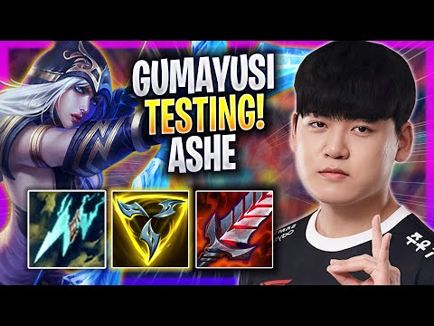 GUMAYUSI TESTING ASHE IN KR SOLOQ! - T1 Gumayusi Plays Ashe ADC vs Sivir! | Season 2023