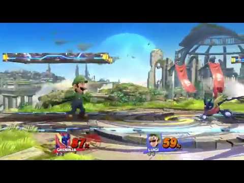 Laf. Sm4sh @ SnB 9 - Zest (Greninja) vs. Champ (Luigi)