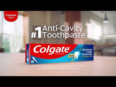 Use Colgate Maximum Cavity Protection, The #1 Anti-Cavity Toothpaste!