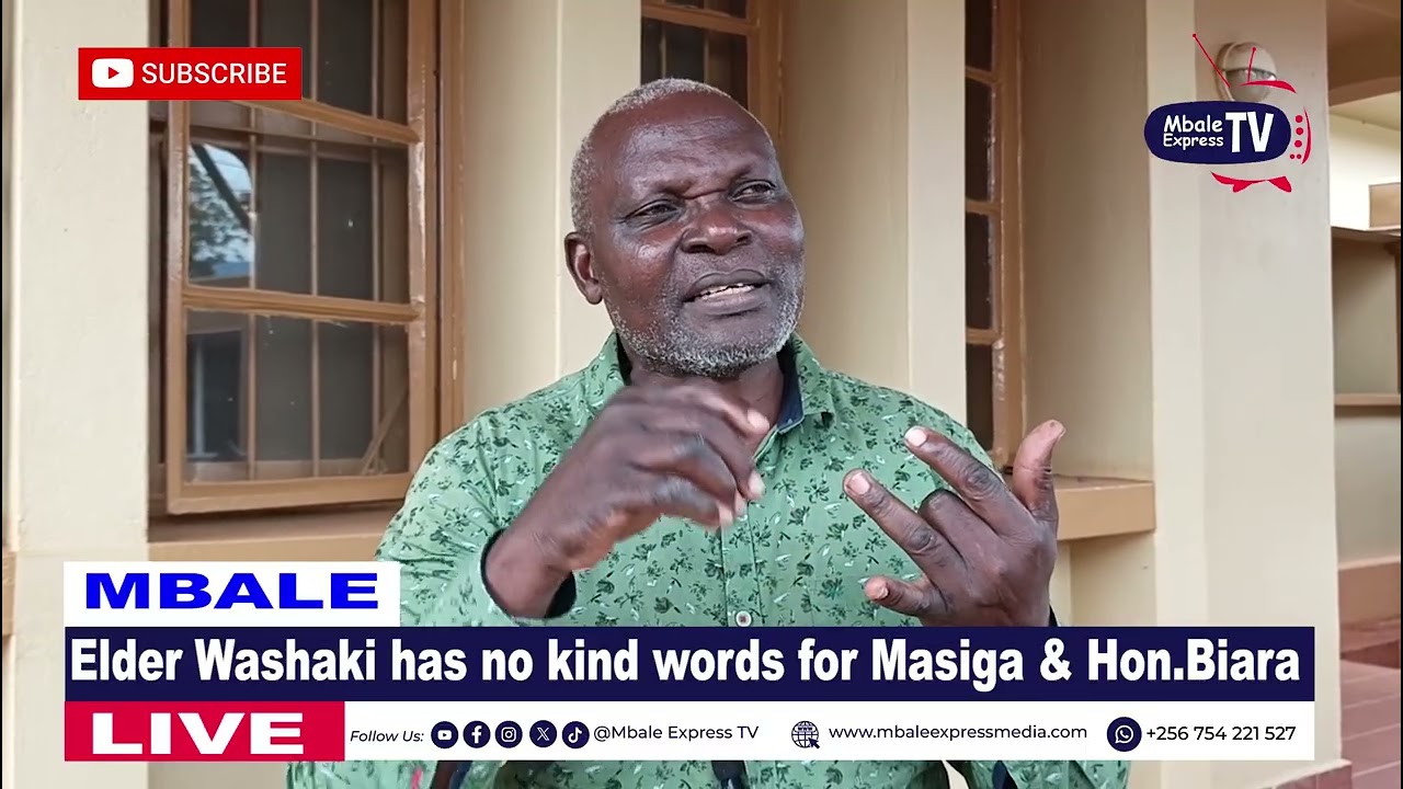 Elder Washaki accuses Steven Masiga of being Corrupt