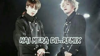 Download lagu BTS♡TAEKOOK♡||HAI MERA DIL CHURA KE LE GAYA REMIX||(FMV) #V #jk #taekook mp3
