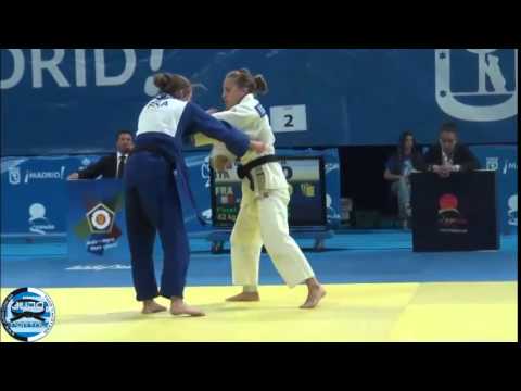 European Judo Open Men & Women Madrid 2014 Final -52kg GIUFFRIDA Odette (ITA) - DUPORT Lucile (FRA)