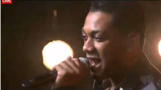 Joshua Ledet Performs 'Runaway Baby' at the iHeartRadio Concert - 8/29/12