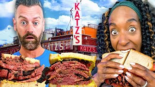 Brits Try Katz Deli For The First Time In NYC USA