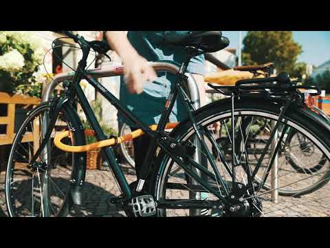 textile bike lock + X-lock for double theft protection (part 2)