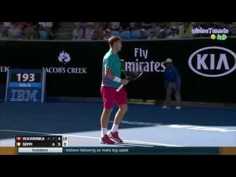 Stan Wawrinka vs Andreas Seppi 2017 Australian Open R4 Highlights