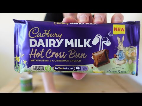 Cadbury Dairy Milk Hot Cross Bun Chocolate Bar Review