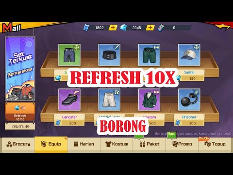 BORONG GEAR UNGU DI MALL ONE PUCH MAN THE STRONGEST