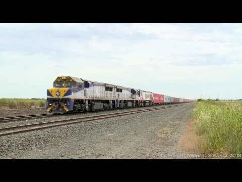 SCT/SBR 7922V Dooen / Horsham Container Train - PoathTV Australian Railways