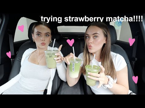 try strawberry matcha with us!!! + the joys of navigating your 20s