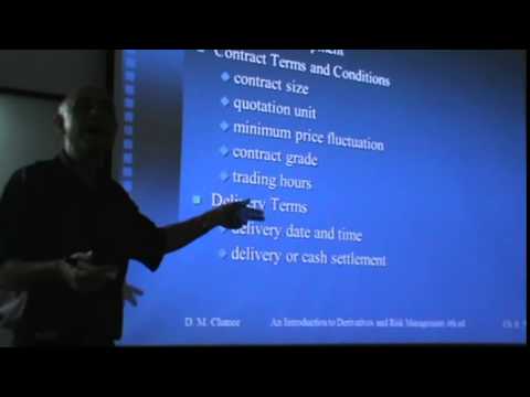 Financial Derivatives Lecture 00