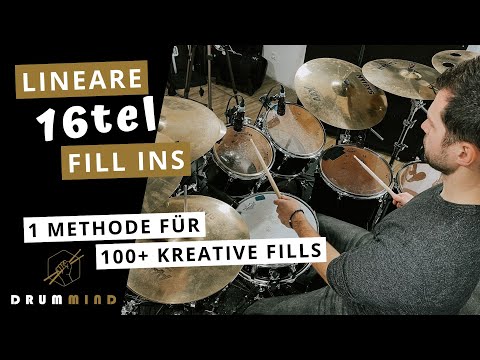 Linear 16th Note Fill Ins - A Method for 100+ Creative Fill Ins