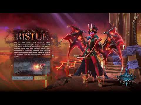 Dota 2 Queen of Pain Eminence of Ristul Arcana in-game intro