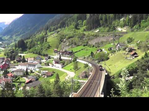 Gotthard Bahnverkehr am 25.05.14 -- „SBB Historic Ce 6/8 in Wassen"