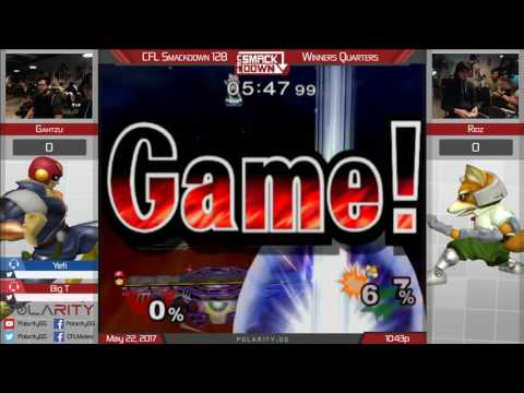 CFL Smackdown 128 Melee - Gahtzu (Falcon) vs Ridz (Fox) - Winners Quarters