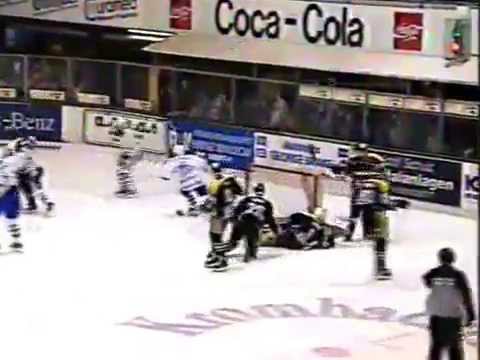 DEL 95-96 #6 Kassel - Mannheim 3-4OT all goals