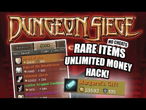 RARE ITEMS + UNLIMITED MONEY - DUNGEON SIEGE THRONE OF AGONY PSP