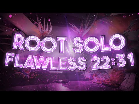 Solo Flawless Root of Nightmares in 22 Minutes (22:31 Speedrun)