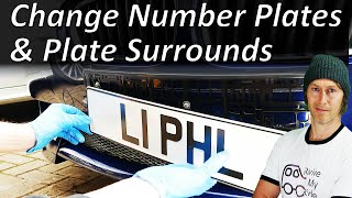 How to Change Number Plates // Number Plate Holder Installation
