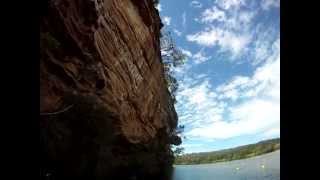 preview picture of video 'Cliff Diving 20 m, double front'