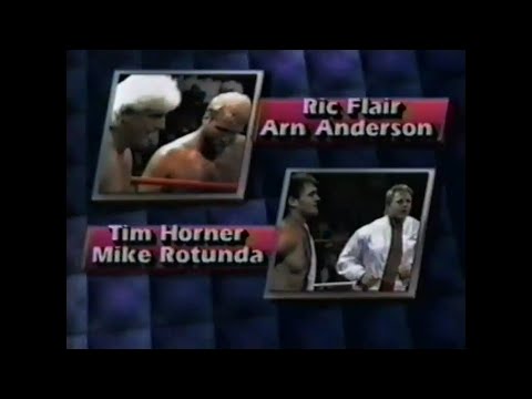Ric Flair & Arn Anderson vs Mike Rotunda & Tim Horner   Power Hour Oct 26th, 1990