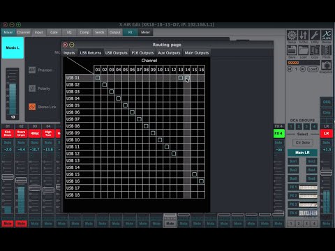 X AIR How To: USB Audio Playback (X18/XR18)