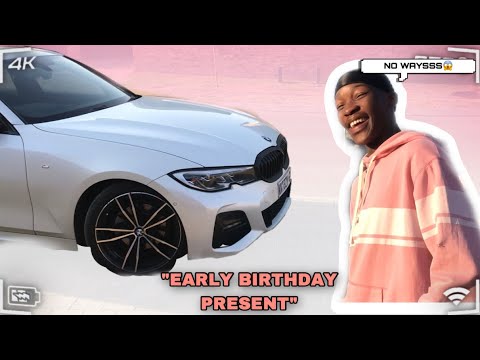 A 2022 BMW 3 SERIES SURPRISE GIFT FOR MY BIRTHDAY🤯😭🔥|| South African Youtuber || #birthday #gift