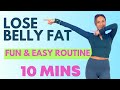 10 Minute Lose Belly Fat Workout Standing Abs Workout ️