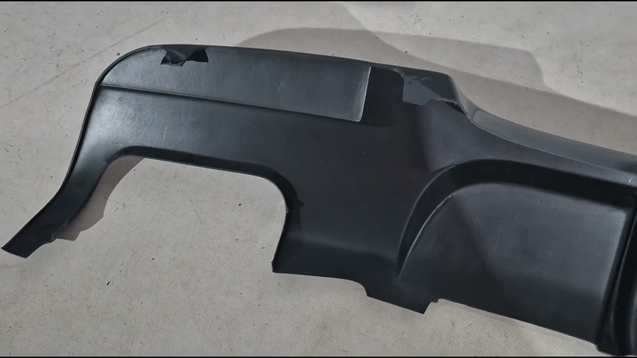 Задний диффузор DPT V-3 (для E90 M-Sport, Черный Глянец) Video 1