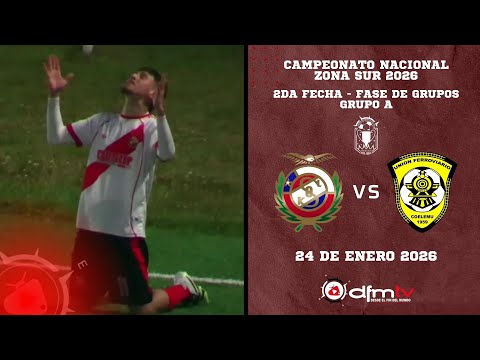 CAMPEONATO NACIONAL ZONA SUR 2026 | CD. SOKOL V/S U. FERROVIARIO | 2DA FECHA - GRUPO A (24/01/2026)